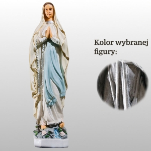 MATKA BOŻA LOURDES 40CM SREBRNY (505)