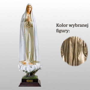 MATKA BOŻA FATIMSKA 128CM ZŁOTY (551)