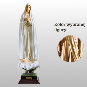 MATKA BOŻA FATIMSKA 128CM WŁOSKIE ZŁOTO (551)