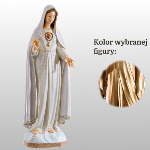 MATKA BOŻA FATIMSKA 120CM WŁOSKIE ZŁOTO (552)