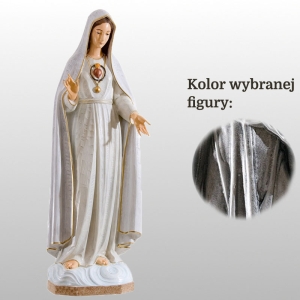 MATKA BOŻA FATIMSKA 120CM SREBRNY (552)