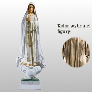 MATKA BOŻA FATIMSKA 90CM ZŁOTY (553)
