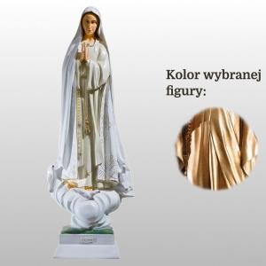MATKA BOŻA FATIMSKA 90CM WŁOSKIE ZŁOTO (553)
