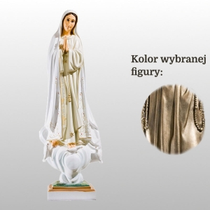 MATKA BOŻA FATIMSKA 65CM ZŁOTY (555)