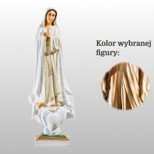 MATKA BOŻA FATIMSKA 65CM WŁOSKIE ZŁOTO (555)