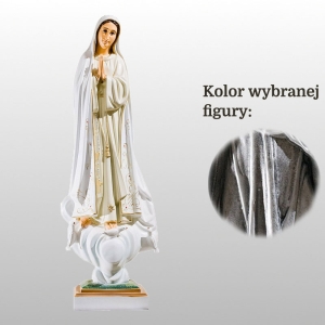 MATKA BOŻA FATIMSKA 65CM SREBRNY (555)