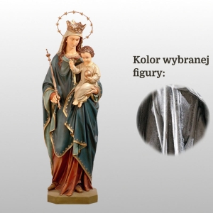 MATKA BOŻA KRÓLOWA ŚWIATA 140CM SREBRNY (600)