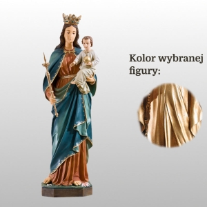 MATKA BOŻA KRÓLOWA ŚWIATA 110CM WŁOSKIE ZŁOTO (601)
