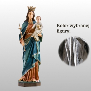 MATKA BOŻA KRÓLOWA ŚWIATA 110CM SREBRNY (601)