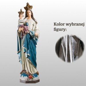 MATKA BOŻA KRÓLOWA ŚWIATA 100CM SREBRNY (602)