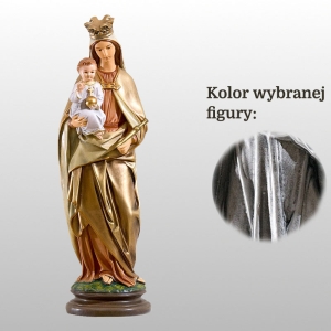 MATKA BOŻA KRÓLOWA ŚWIATA 55CM SREBRNY (604)