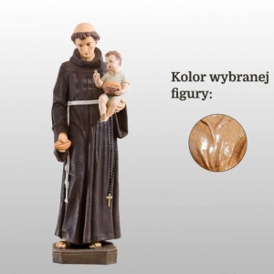 ŚW. ANTONI Z PADWY Z CHLEBEM 110CM KOLOR DREWNO (701)