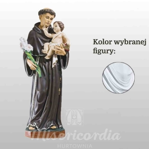 ŚW. ANTONI Z PADWY 80CM BIAŁY (703)