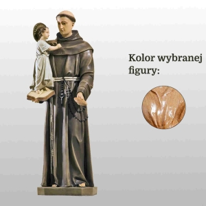 ŚW. ANTONI Z PADWY Z CHLEBEM 78CM DREWNO (704)