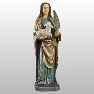 ŚW. AGNIESZKA 110CM KOLOR (820)