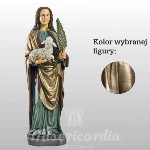 ŚW. AGNIESZKA 110CM ZŁOTY (820)