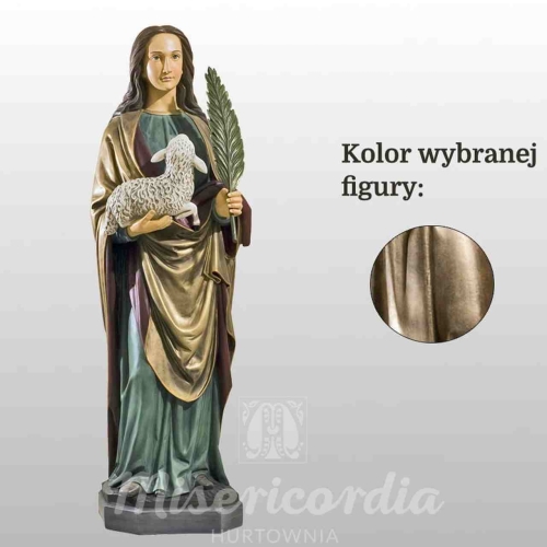 ŚW. AGNIESZKA 110CM ZŁOTY (820)