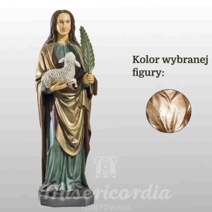 ŚW. AGNIESZKA 110CM WŁOSKIE ZŁOTO (820)