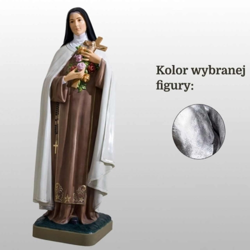 ŚW. TERESA OD DZIECIĄTKA JEZUS 150CM SREBRNY (850)
