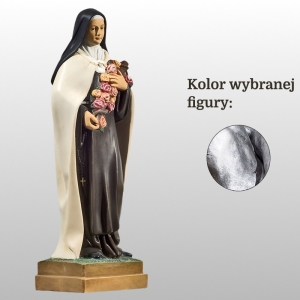 ŚW. TERESA OD DZIECIĄTKA JEZUS 35CM SREBRNY (854)