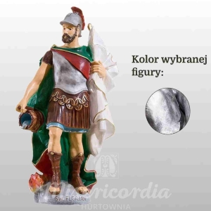 ŚW. FLORIAN 56CM SREBRNY (872)