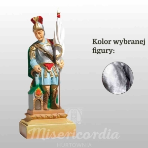 ŚW. FLORIAN 31CM SREBRNY (874)