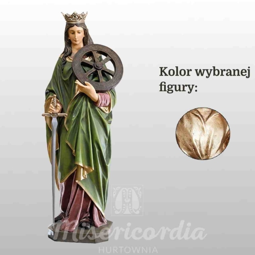 ŚW. KATARZYNA 140CM WŁOSKIE ZŁOTO (887)
