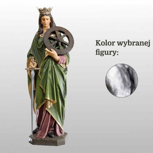 ŚW. KATARZYNA 140CM SREBRNY (887)