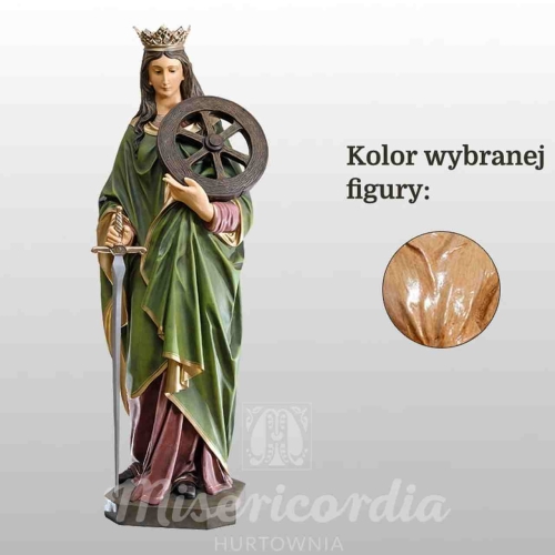 ŚW. KATARZYNA 140CM DREWNO (887)