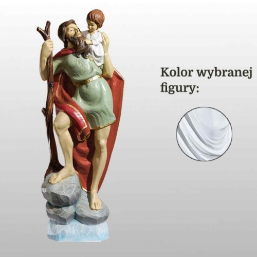ŚW. KRZYSZTOF 82CM BIAŁY (889)