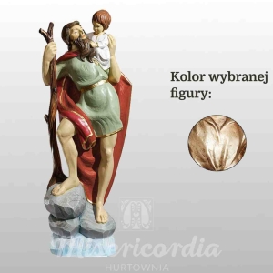ŚW. KRZYSZTOF 82CM WŁOSKIE ZŁOTO (889)