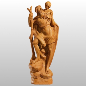 ŚW. KRZYSZTOF 82CM DREWNO (889)