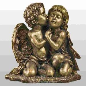 ANIOŁEK Z DZIEWCZYNKĄ 41CM ZŁOTY (916)