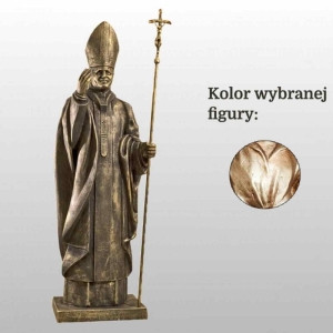 FIGURA OJCA ŚW. JANA PAWŁA II 150CM WŁOSKIE ZŁOTO (655)