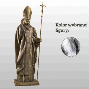 FIGURA OJCA ŚW. JANA PAWŁA II 150CM SREBRNY (655)