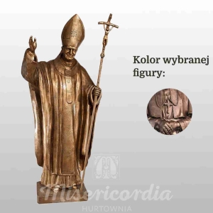 FIGURA OJCA ŚW. JANA PAWŁA II 200CM IMITACJA BRĄZU (620)
