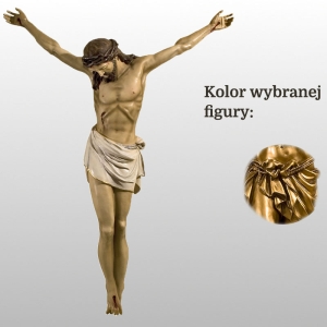 KORPUS CHRYSTUSA 165 CM WŁOSKIE ZŁOTO (160)