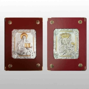 ETUI NA EWANGELIARZ - CHRYSTUS PANTOKRATOR + MATKA BOSKA CZĘSTOCHOWSKA (52220)