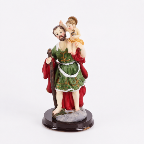 FIGURKA ŚW. KRZYSZTOF WYS. 14,5 CM