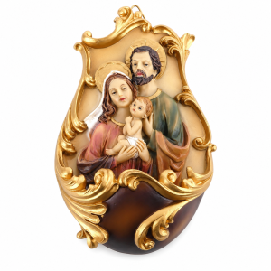 KROPIELNICZKA ŚW. RODZINA 17,5 CM, KOLOR