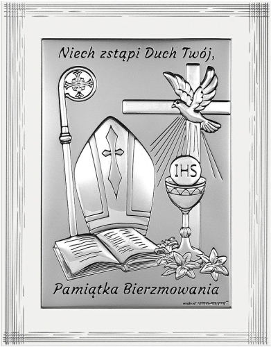 OBRAZEK PAMIĄTKA BIERZMOWANIA 9X12