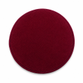 PODUSZKA POD DZWONKI, OKRĄGŁA ?30cm, WELUR GŁADKI BORDO