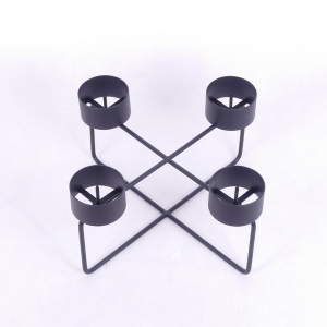 ŚWIECZNIK DO WIEŃCA ADWENTOWEGO 40x40 WYS. 20 CM, DO ŚWIEC O ŚRED 80MM