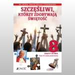 KL 8 SP- NA 1 GODZINĘ- ZESZYT ĆWICZEŃ "SZCZĘŚLIWI, KTÓRZY ZDOBYWAJĄ ŚWIĘTOŚĆ"