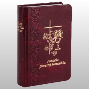 JEZUS MARYJA JÓZEF. MODLITEWNIK. PAMIĄTKA I KOMUNII ŚWIĘTEJ. BORDOWY