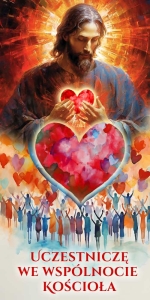 BANER Z HASŁEM: Uczestniczę we wspólnocie Kościoła (uczestniczę_06)