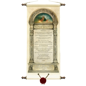 STARODRUK 24 CM - OJCZE NASZ/PATER NOSTER