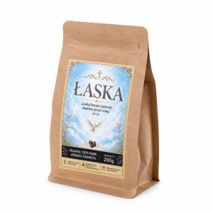 KAWA ZIARNISTA 100% ARABICA 250g - "ŁASKA"