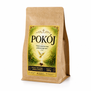 KAWA ZIARNISTA 100% ARABICA 250g - "POKÓJ"