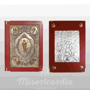 ETUI NA EWANGELIARZ - ZMARTWYCHWSTANIE CHRYSTUSA + ZŁOŻENIE DO GROBU (17536)